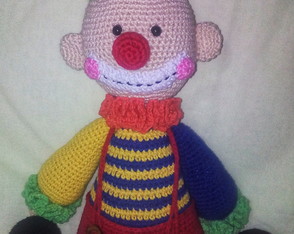 Palhaço amigurumi