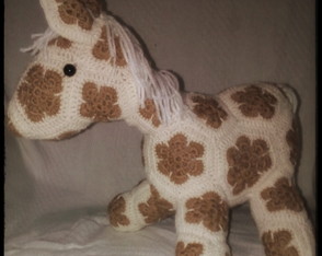 Cavalo em flor africana