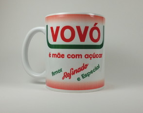 Caneca Vovó É Mãe com Açúcar