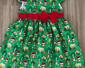 Vestido infantil Chapeuzinho vermelho