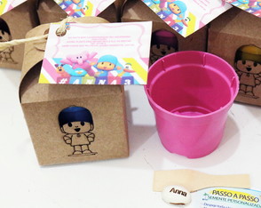 Lembrancinha Kraft Semente Personalizada - Tema Pocoyo Ii