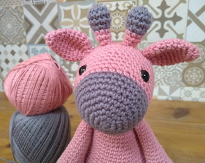 Girafa amigurumi