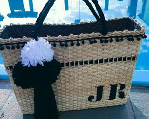 Bolsa De Palha Personalizada Bolsa Praia