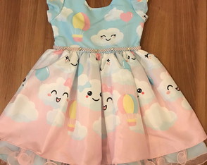 Vestido Infantil Chuva de Amor