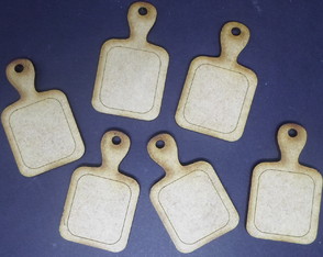 Mini Tábua de Carne em mdf 8x5 cm Personalizada