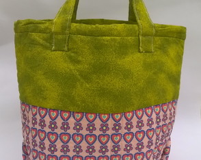 Mini Sacola Em Tecido