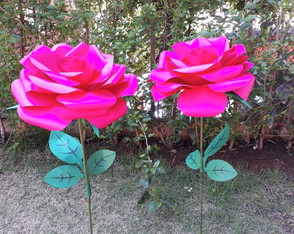 1 Unidade - Rosa Gigante Que Fica em Pé - 50 cm