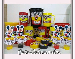 Kit Mickey 80 Peças