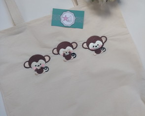 Ecobag Macaquinhos