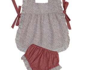 Conjunto Bebê Bata + Tapa Fraldas