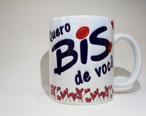 Caneca "Quero Bis de Você"