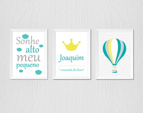 Quadrinho Infantil Balão e Sonhe Alto