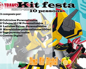 Kit Festa 10 Pessoas - Transformes