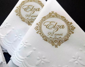 Guardanapos Papel Jantar 30x30 Personalizados 50und