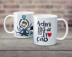 Caneca de Porcelana Personalizada Profissões