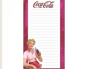Lista de compras com imã - Shopping list Coca Cola