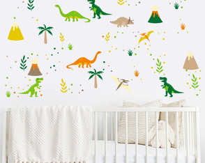 Decoração de Parede infantil Dinossauro c/ 25 un