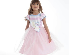 Vestido Infantil de Festa Candy Color