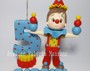 Topo de Bolo Palhacinho