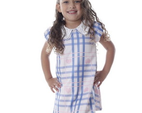 Vestido Infantil Trapézio