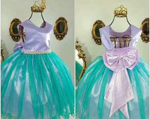 Vestido Sereia Ariel- Tam 2