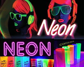 68 Copo Long Drink Neon Personalizado 01 Cor