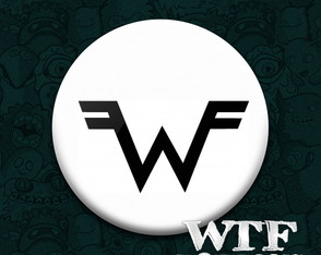 Botton ou Ímã Weezer Logo