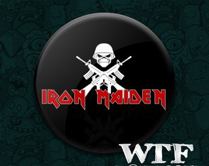 Botton ou Ímã Iron Maiden Logo