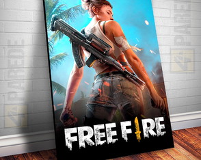 Placa Decorativa - Free Fire - GAMES