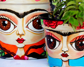 Frida Kahlo | kit com 2 vasos