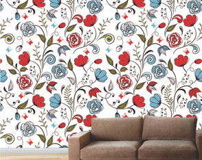 Papel de Parede Floral APFL149