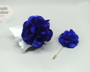 Conjunto de corsage com almofada e lapela