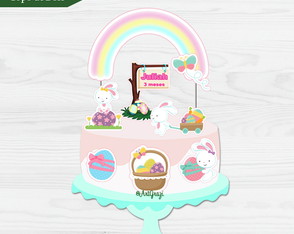 Arte Digital - Topo de Bolo de Páscoa