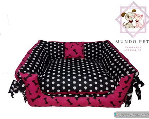 Cama pet cães e gatos. Tamanho G personalizada