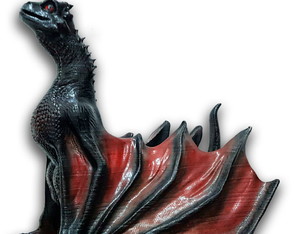 Dragão Bebê Drogon Game Of Thrones Estátua Daenerys 15cm