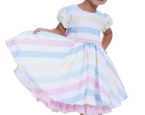 Vestido Arco Iris Infantil