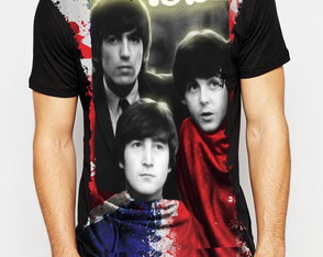 Camiseta ou Regata 3D Full Print - Banda Os Bea.tles S-11