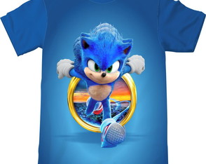 Camiseta Sonic o Filme