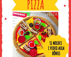 Mini Curso Pizza de Feltro - Talita Chocorango