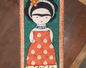 Caixa Patchwork Frida retangular