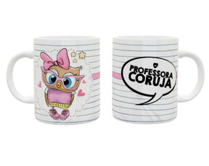 Caneca Dia Dos Professores Corujas