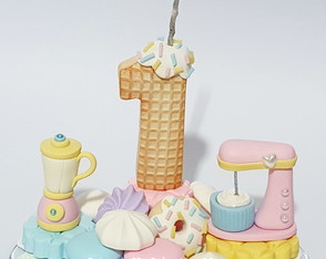 Topo de Bolo Tema Confeitaria