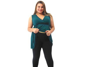 Kit com 4 Leggings Gestante Gravida + Brinde