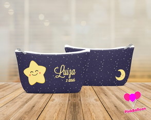 NECESSAIRE PERSONALIZADA BRILHA ESTRELINHA