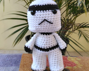 Stormtrooper Amigurumi crochê