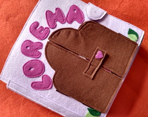 Brinquedo Didático Livro Personalizado Sensorial