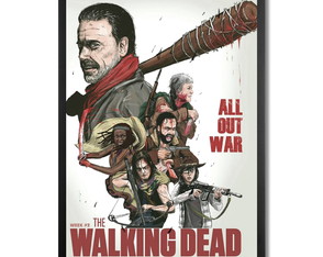 Quadro Decorativo Negan 20x30 - The Walking Dead