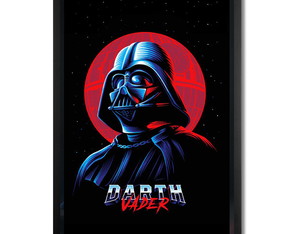 Quadro Decorativo Star Wars Lado Negro 20x30