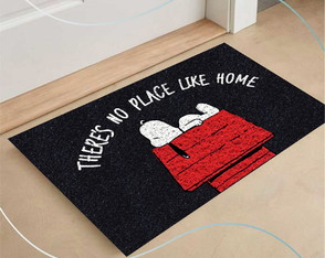 Tapete Capacho There's No Place Like Home 60x40 (snoopy)