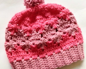 Gorro Folhas de Outono em Crochê - Infantil